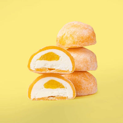 Orange Mochi Ice Cream